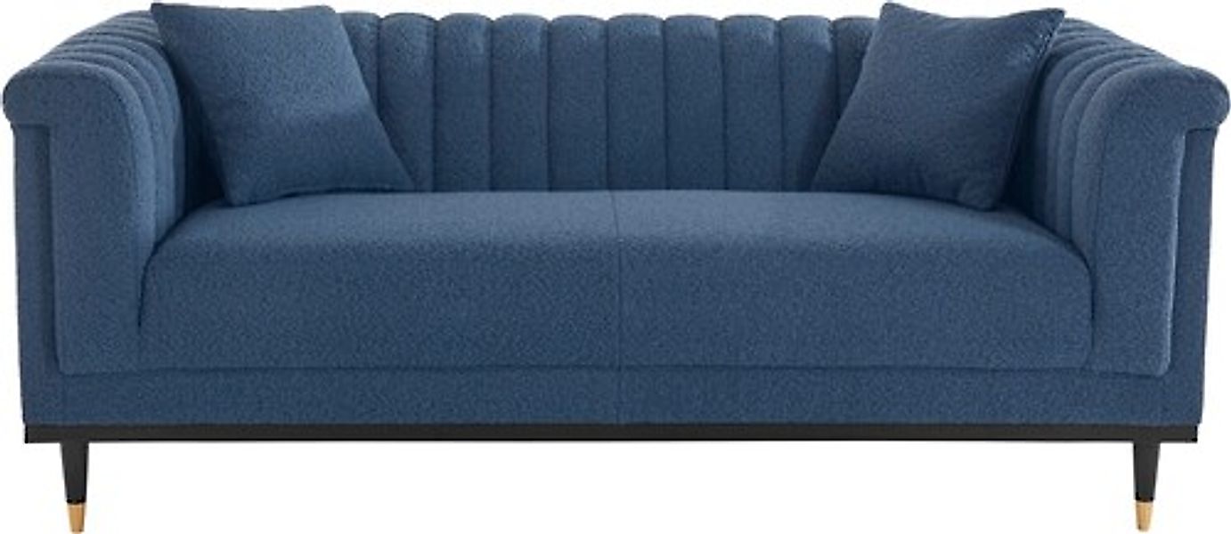 Home affaire 2-Sitzer »Chamby New« im Bouclé-Strukturbezug mit Steppung im günstig online kaufen