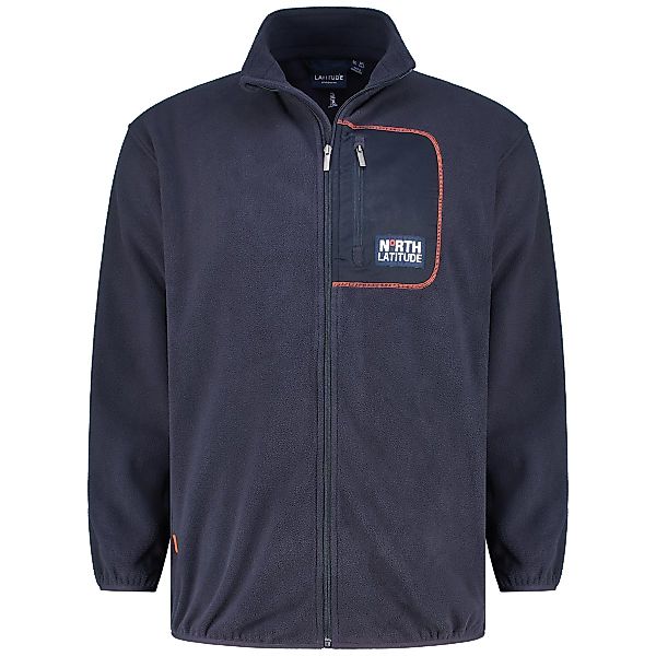 North Sweatjacke mit Elasthan Farbe blau Größe: 6XL günstig online kaufen