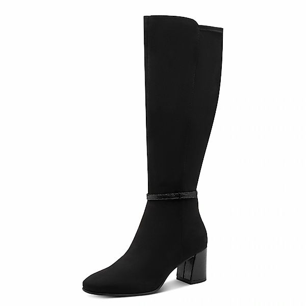 Tamaris Stiefel, Blockabsatz, Langschaftstiefel in veganer Verarbeitung günstig online kaufen