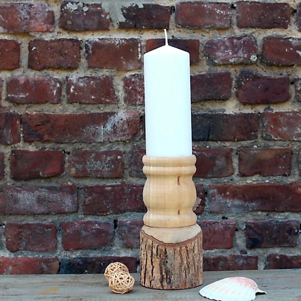 Kerzenständer Baumstumpf 22cm H günstig online kaufen