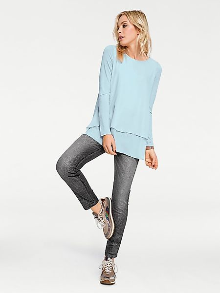 heine Rundhalsshirt "Rundhals-Shirt", 1 Stk. günstig online kaufen