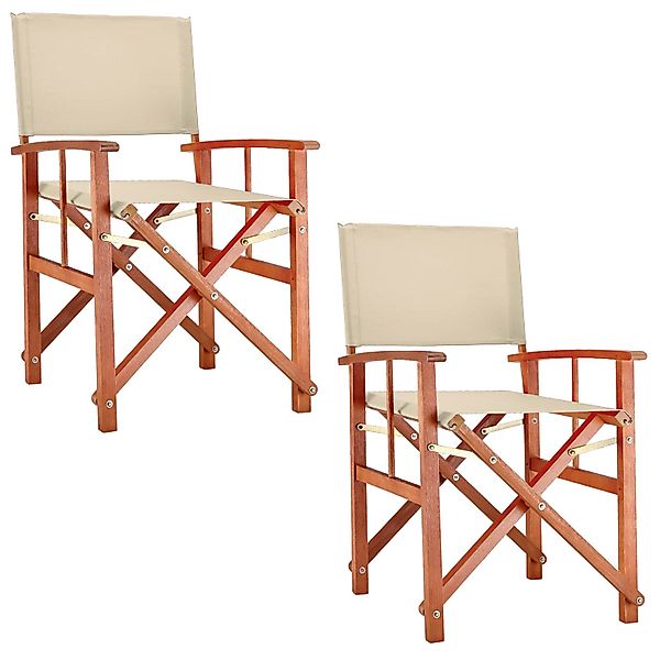 Casaria Regiestuhl Cannes (2 St), Creme günstig online kaufen
