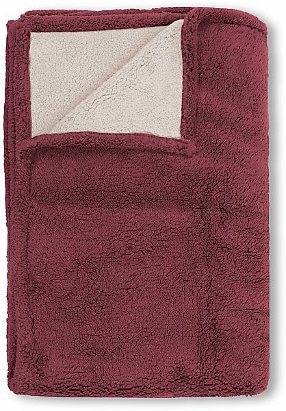 Biberna Tagesdecke "Tagesdecke Sherpa" Kuscheldecke, superweiche + warme Sh günstig online kaufen