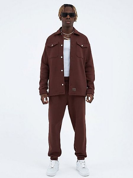 COFI Casuals Jogginganzug Jacke Jogginghose Set Oversize Jogger Hemdjacke günstig online kaufen