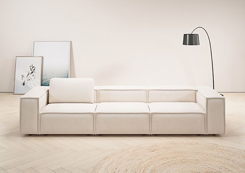 Home affaire 3,5-Sitzer »Watertown, modernes Big-Sofa XXL, 336 cm Breite, a günstig online kaufen