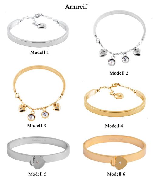 Brillibrum Armband Armband Edelstahl Partnerarmband Freundschaftsarmbänder günstig online kaufen