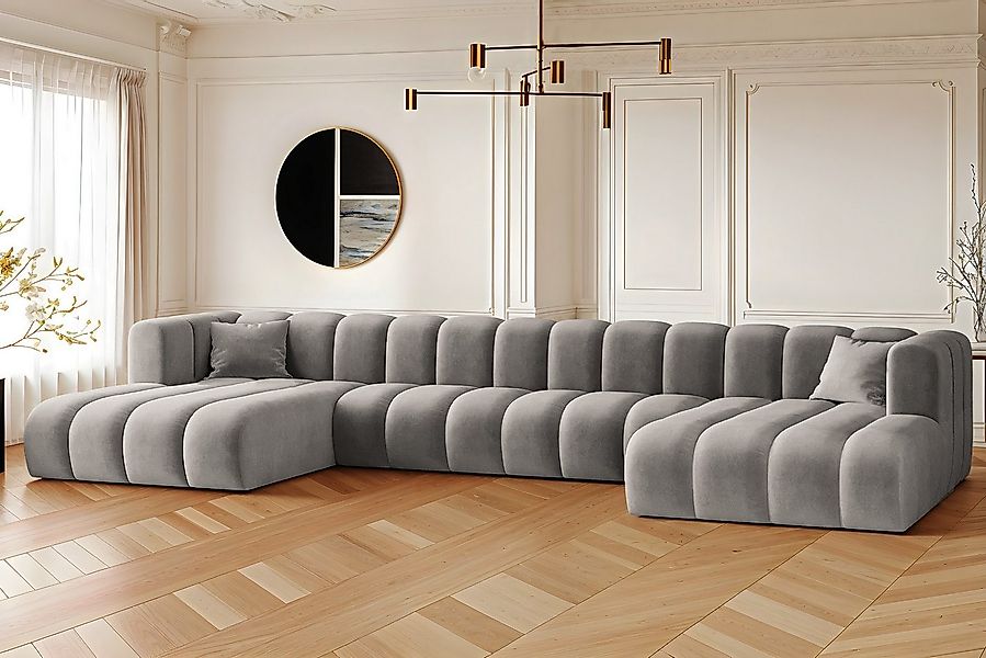 Kaiser Möbel Ecksofa U-form Sofa Grand U XL modular stoff Haga und Salvador günstig online kaufen