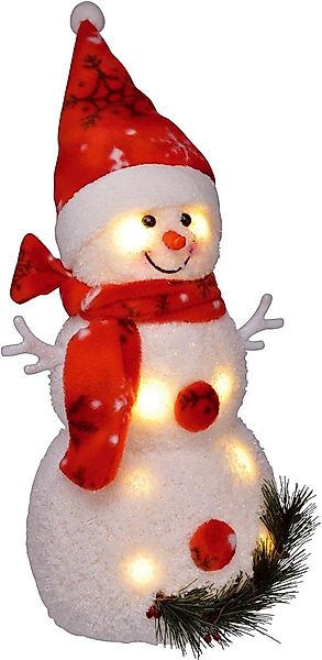 Bambelaa! Weihnachtsfigur Bambelaa! Schneemann LED Rot günstig online kaufen