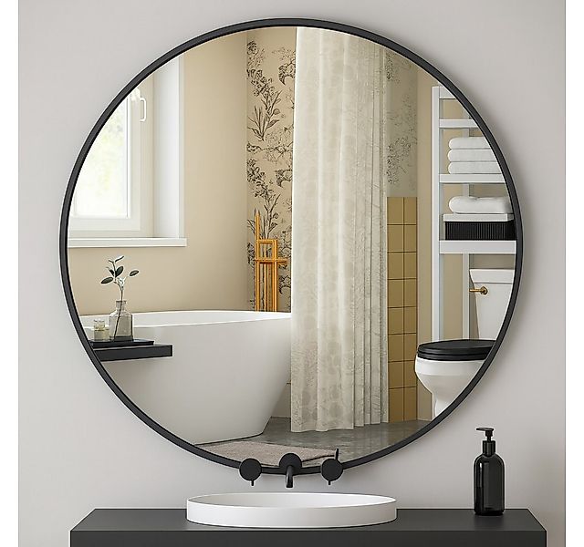 JOULISE Wandspiegel Spiegel rund, Badezimmerspiegel 50/60/70 cm, Aluminiumr günstig online kaufen