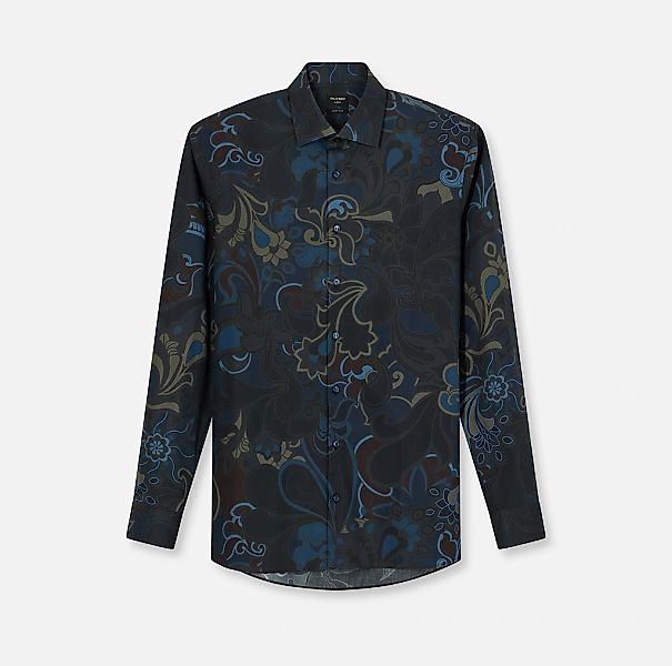 OLYMP Langarmhemd "No 6 six", super slim, gemustert, Businesshemd, Modern K günstig online kaufen