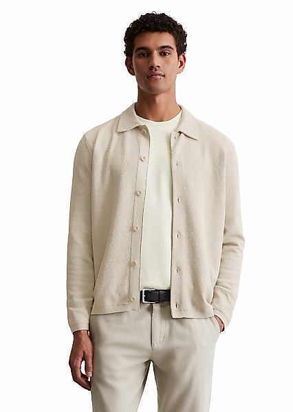 Marc OPolo Cardigan "mit feiner Piqué-Struktur" günstig online kaufen