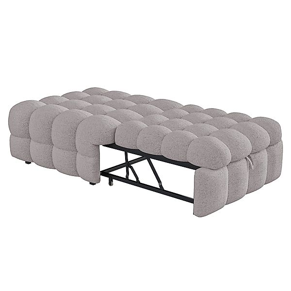 OKWISH Schlafsofa 2-in-1 Polsterbett mit Teddy-Stoff, günstig online kaufen