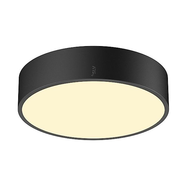 LED Deckenleuchte Medo in Schwarz 12W 1050lm IP50 280mm 110° günstig online kaufen