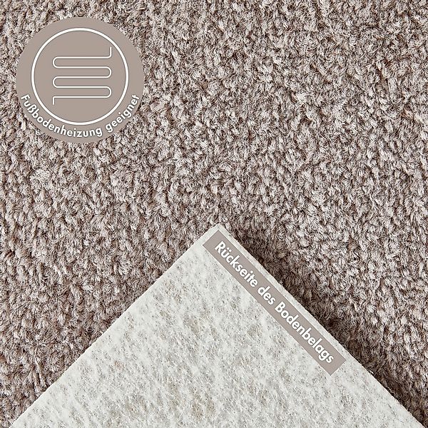Andiamo Teppichboden »Ines, Kräuselvelours, Made in Netherlands«, rechtecki günstig online kaufen