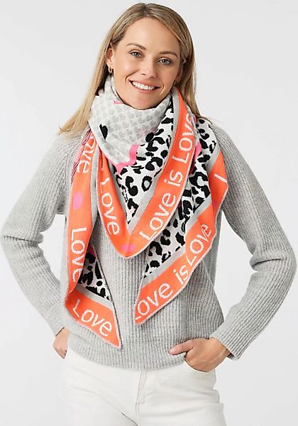 Zwillingsherz Dreieckstuch Love is Love, Animal-, günstig online kaufen