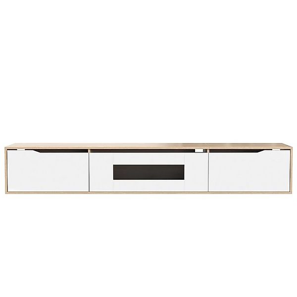 Gotagee TV-Schrank LED TV-Möbel Hochglanz Fernsehschrank Schließfach Fernse günstig online kaufen