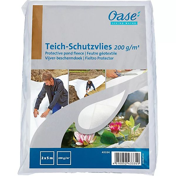 Oase Teich-Schutzvlies 200 g/m² 2 x 5 m günstig online kaufen