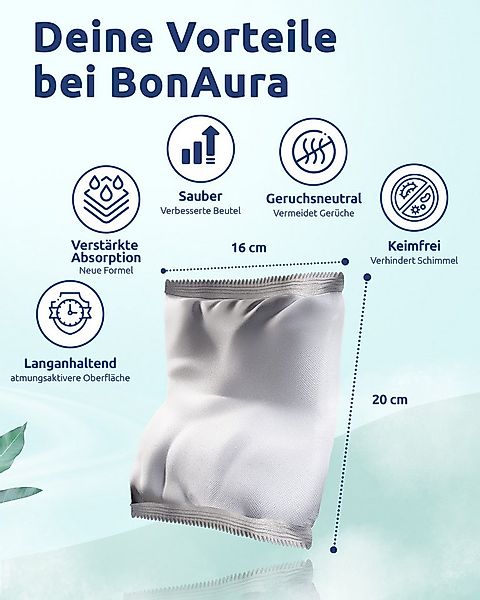 BonAura Luftentfeuchter-Nachfüllpack Entfeuchter Granulat im Vliesbeutel, 2 günstig online kaufen