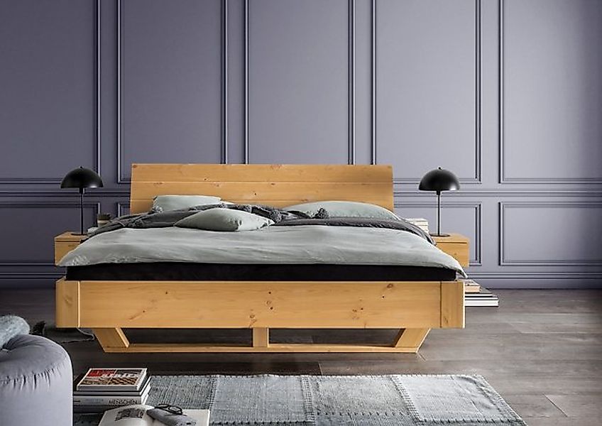 Natur24 Bett Kiel Bett 180x200 cm Kiefernholz Natur günstig online kaufen