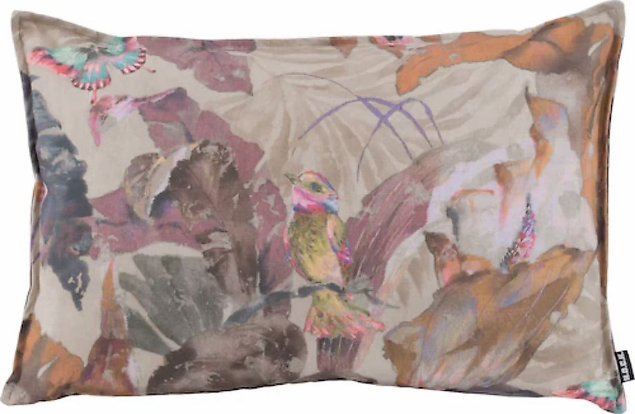 H.O.C.K. Dekokissen »Lilly Love«, mit Vogelprint in Aquarelloptik, Kissenhü günstig online kaufen