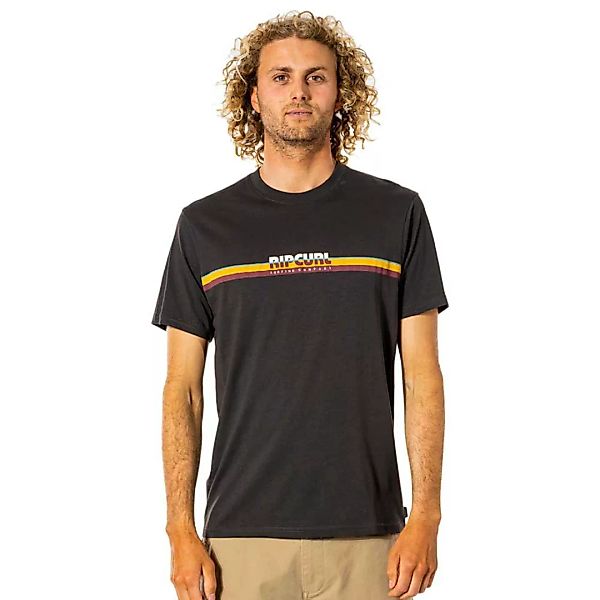 Rip Curl Surf Revival Kurzärmeliges T-shirt S Washed Black günstig online kaufen
