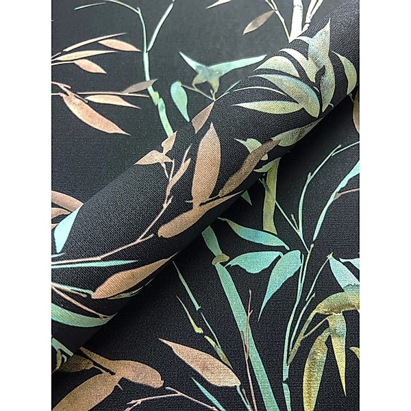 Newroom Vliestapete Becca Black Dschungel Modern FSC® günstig online kaufen