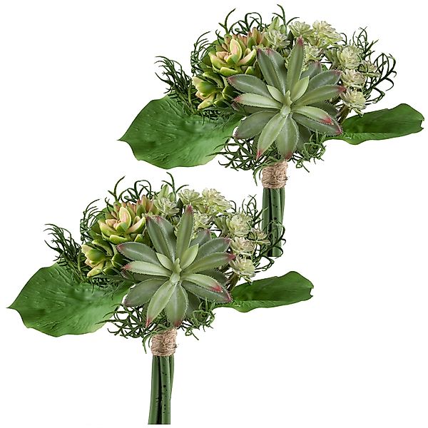 Kunstpflanze Sukkulenten-Bouquet, Creativ green, Höhe 24 günstig online kaufen