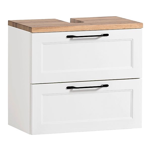Held Möbel Unterbeckenschrank Padua 60 cm mattWeiß-Weiß günstig online kaufen