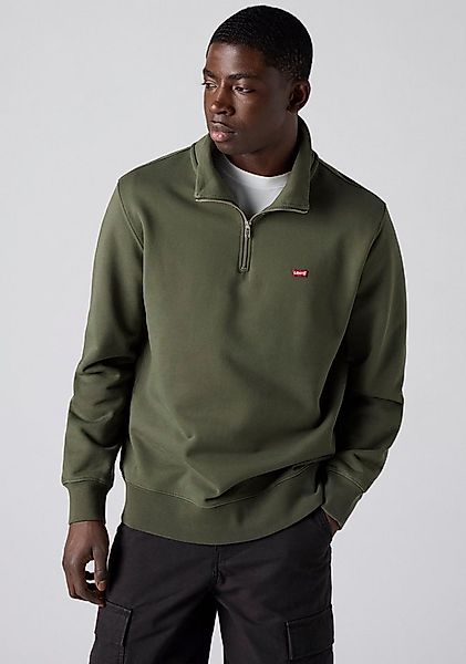 Levi's® Sweatshirt ORIGINAL HM 1/4 ZIP mit Troyer-Kragen und Logo-Stickerei günstig online kaufen