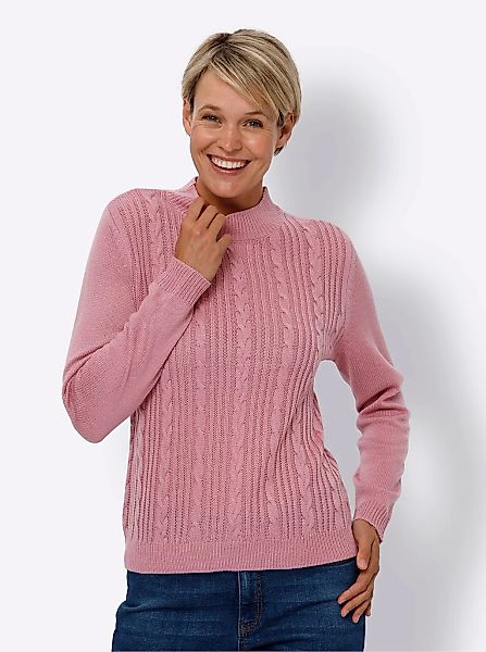 Classic Basics Strickpullover "Stehkragen-Pullover" günstig online kaufen