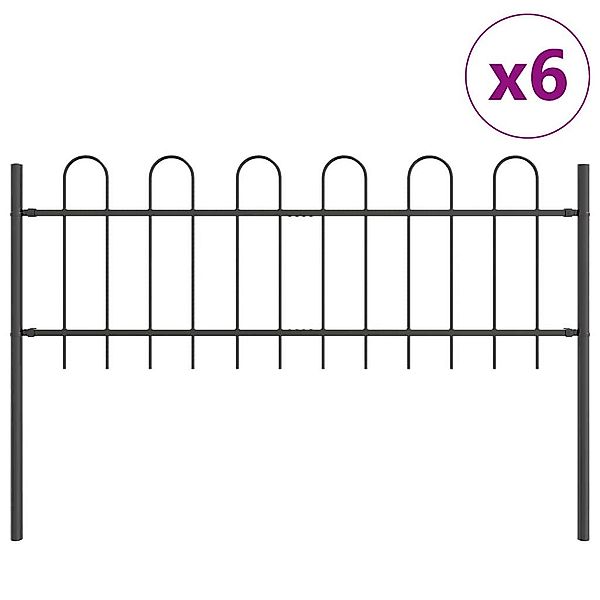 vidaXL Gartenzaun Gartenzaun Grau 10.2 x günstig online kaufen