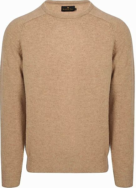 Steppin' Out Pullover Lammwolle Beige - Größe 3XL günstig online kaufen