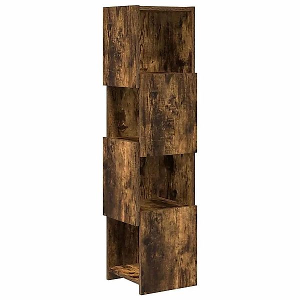 vidaXL Eckschrank Geräucherte Eiche 25,5x25x102cm Holzwerkstoff 889809 günstig online kaufen