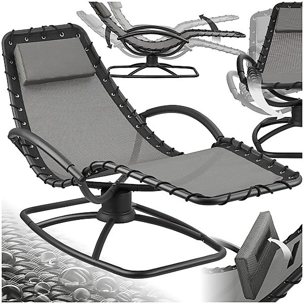 tectake Gartenliege Toulon, 1 St., Ergonomische günstig online kaufen