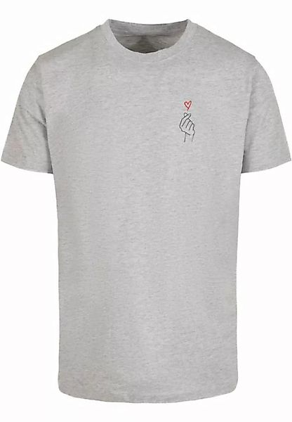 Merchcode T-Shirt Merchcode Herren K Heart T-Shirt Round Neck (1-tlg) günstig online kaufen