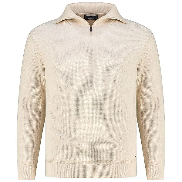 RAGMAN Pullover mit Troyerkragen Farbe beige Größe: 6XL günstig online kaufen