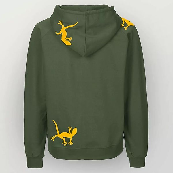 "Geckos" Männer Zip-hoody Aus Reiner Biobaumwolle (Kba) günstig online kaufen