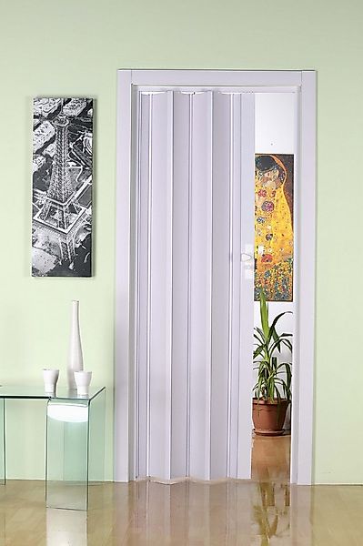 Forte Falttür Falttür Luciana B 88,5 x H 202 cm weiß Schiebetür Nischentür günstig online kaufen