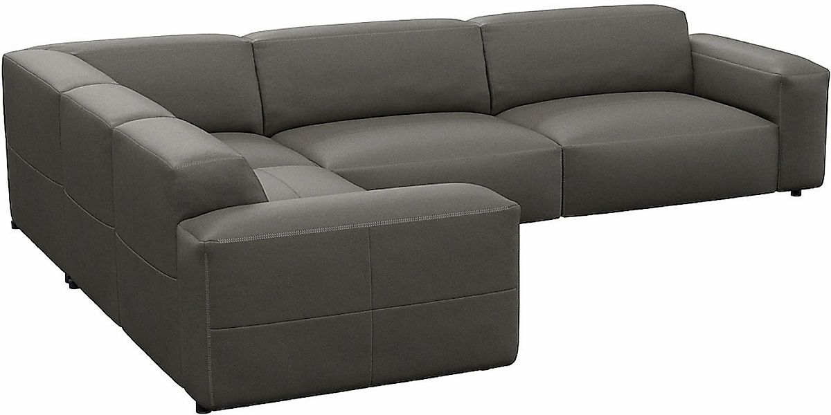 FLEXLUX Ecksofa "Lucera, super bequem durch hochwertigen Sitzaufbau mit Kal günstig online kaufen
