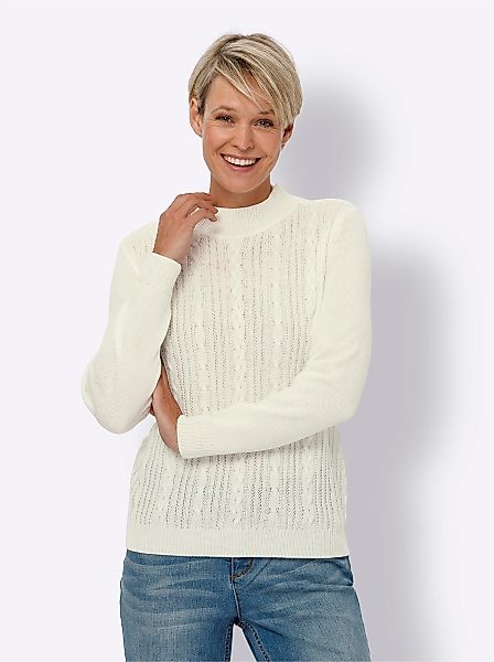 Sieh an! Strickpullover Langarm-Pullover günstig online kaufen