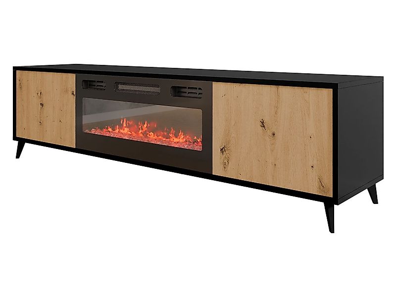 MIRJAN24 TV-Schrank Ovessi EF mit Kamin günstig online kaufen