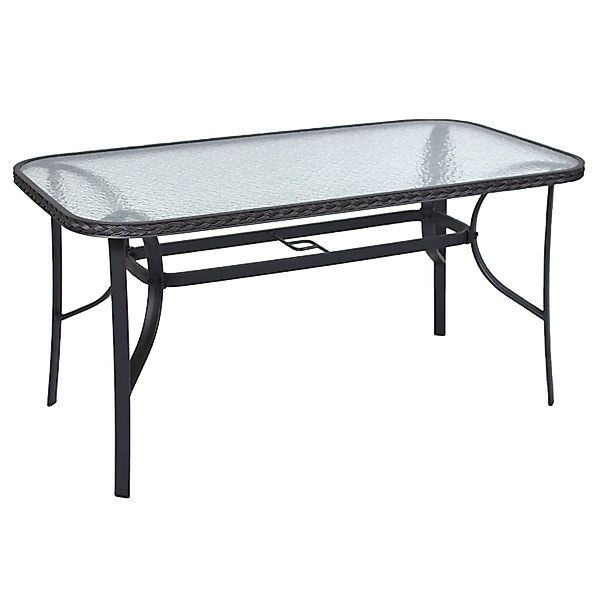 Merxx Gartentisch Roma Roma grau Rechteckig 80 cm x 72 cm günstig online kaufen