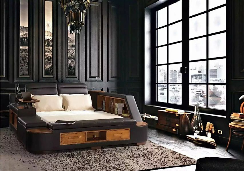 JVmoebel Bett Multifunktion Bett Doppelbetten Modernes Bettgestell Betten H günstig online kaufen