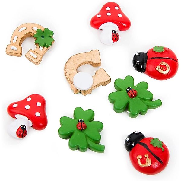 Logbuch-Verlag Dekofigur 8 kleine Glücksbringer Hufeisen günstig online kaufen