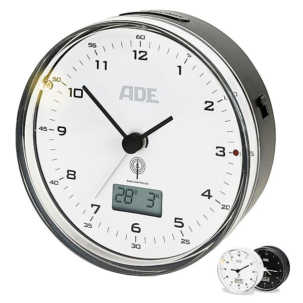 ADE Funkwecker Analoger Wecker mit Temperaturanzeige, günstig online kaufen