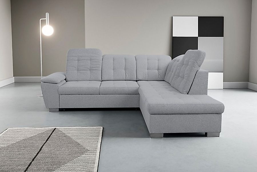 WERK2 Ecksofa »Bonny inkl. Kopfteilverstellung, Bettfunktion, Stauraum, Bre günstig online kaufen