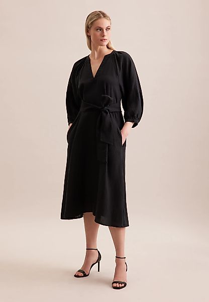 seidensticker Sommerkleid "Schwarze Rose" 3/4 Rundhals Uni günstig online kaufen