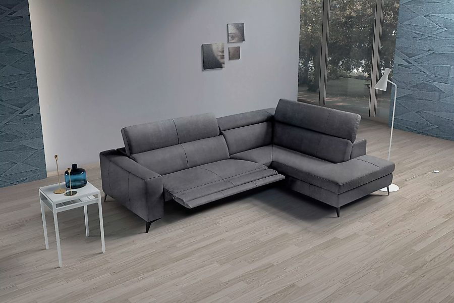 Egoitaliano Ecksofa »Edith, Designsofa mit hohem Sitzkomfort, L-Form«, inkl günstig online kaufen
