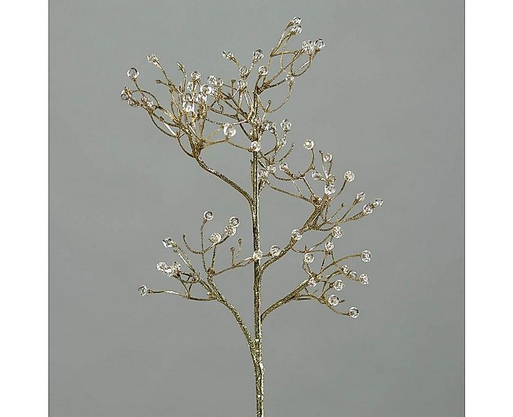 Kunstzweig Künstlicher Acryl-Zweig Höhe:69cm Platin Dekoast Zweig, mucPlant günstig online kaufen