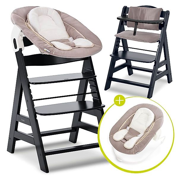Hauck Hochstuhl Alpha Plus Black Newborn günstig online kaufen